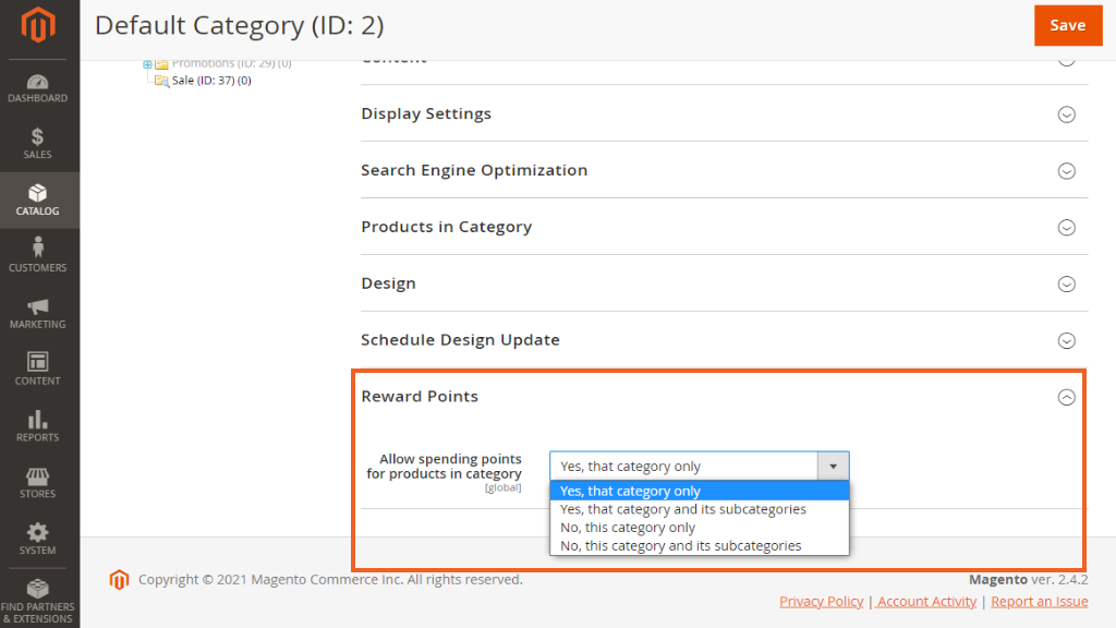 Reward Points for Magento 2